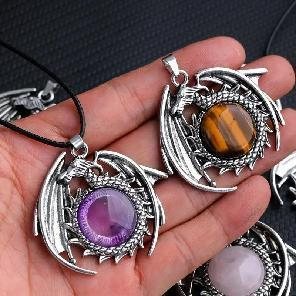 XJ Colgantes de Piedras Naturales
