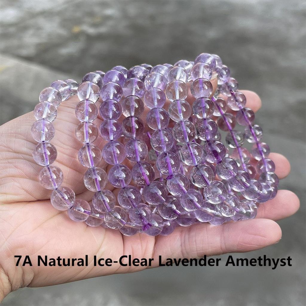 XJ Pulseras de piedra naturales 2